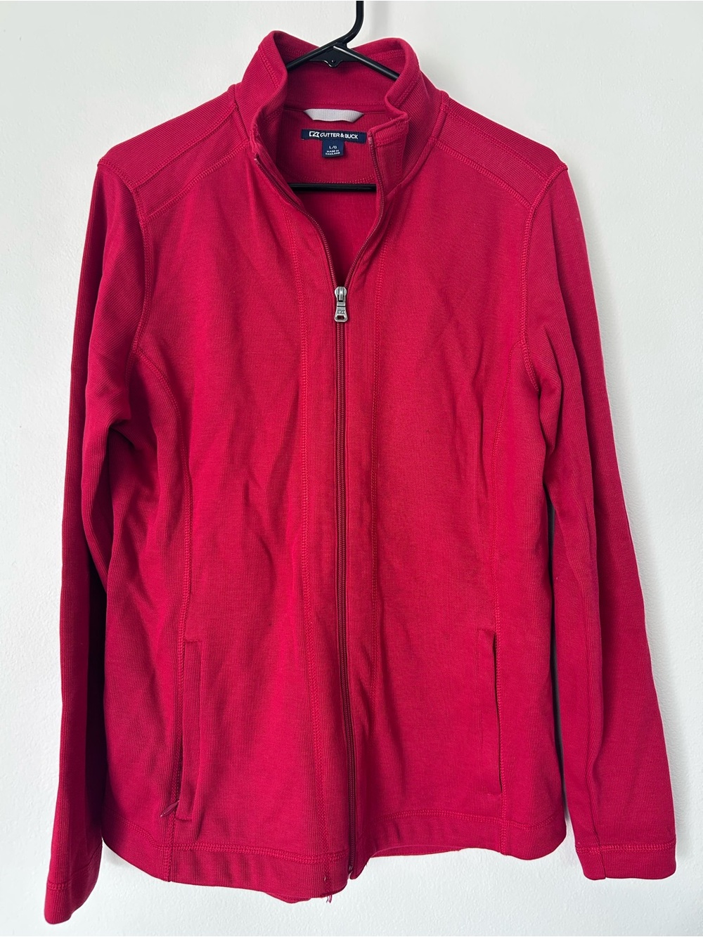 Cutter & Buck Women's Red Full-Zip Jacket Size L